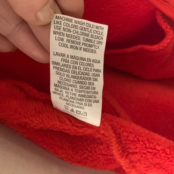 Women's IB Diffusion Fleece Red Zip-up sweater - Picture 8 of 8